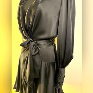 Zimmermann Elegant Black Long Sleeve Dress